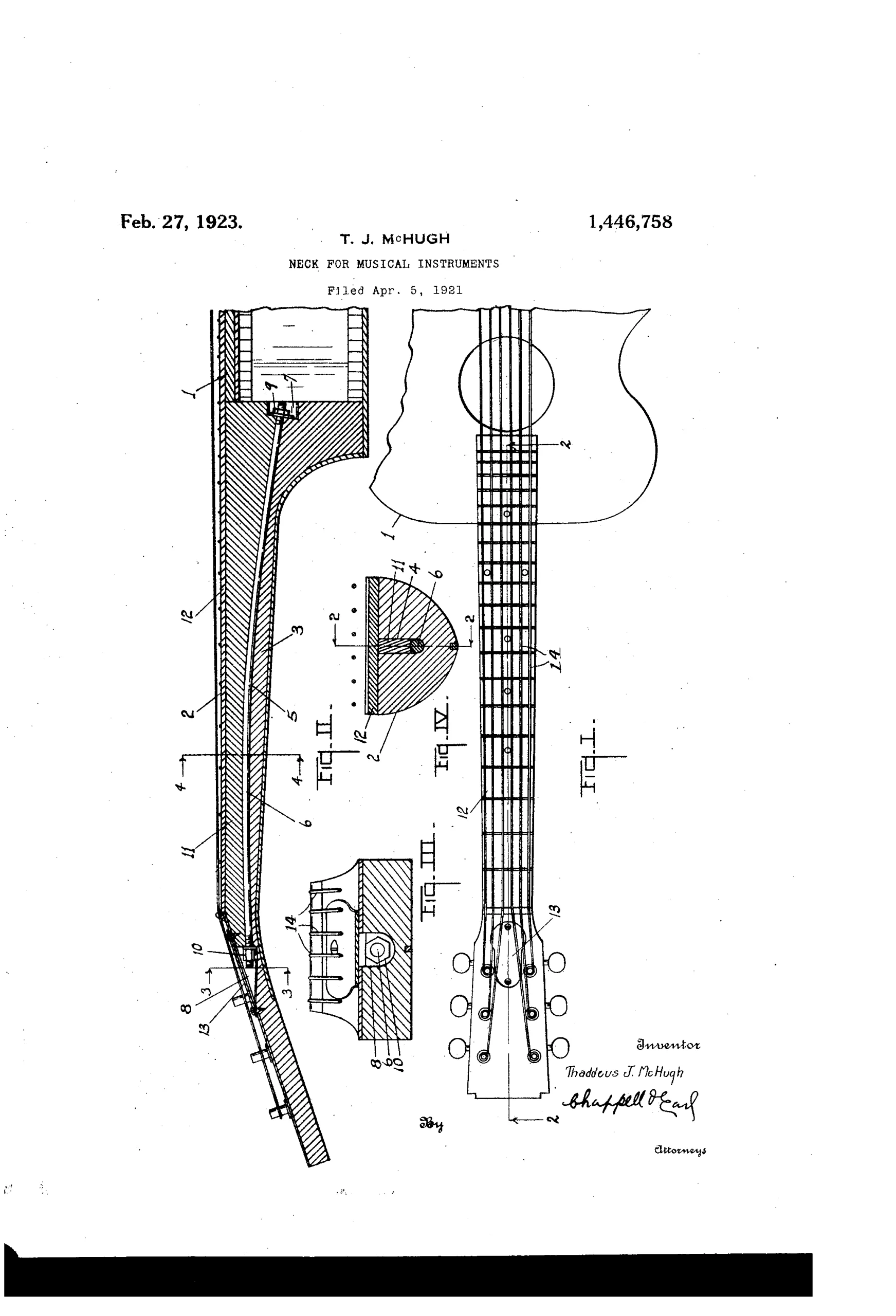 Brevet du truss rod