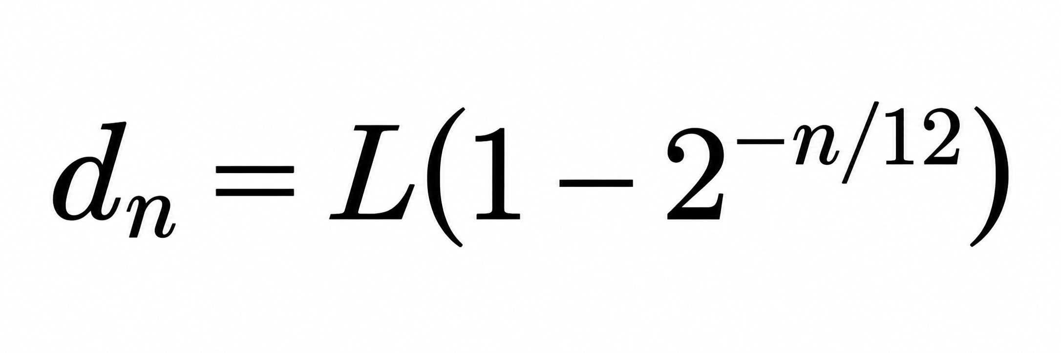 calcul de la distance de frettage